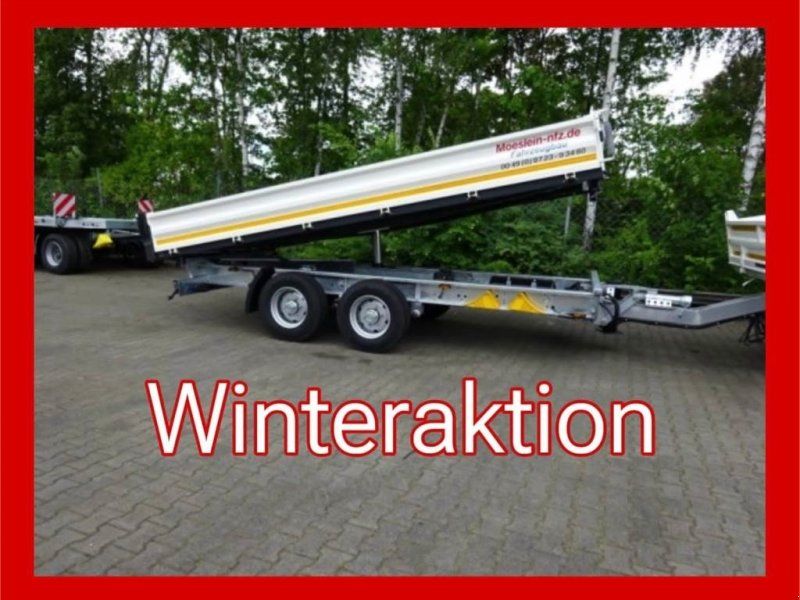 Möslein TTD 11 Weiß neuer Tandem 3- Seitenkipper Tieflade