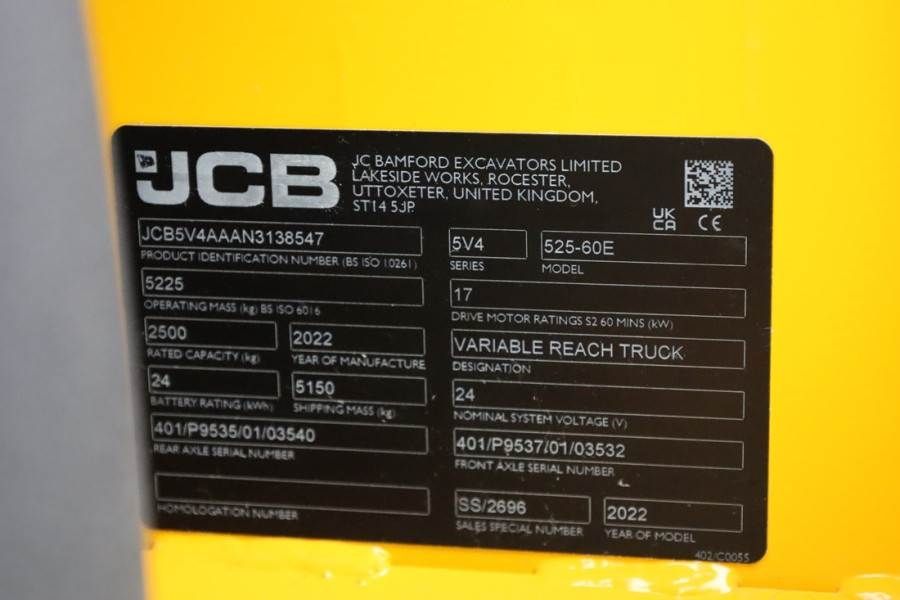 JCB 525-60E Valid inspection, *Guarantee! Fully Electr