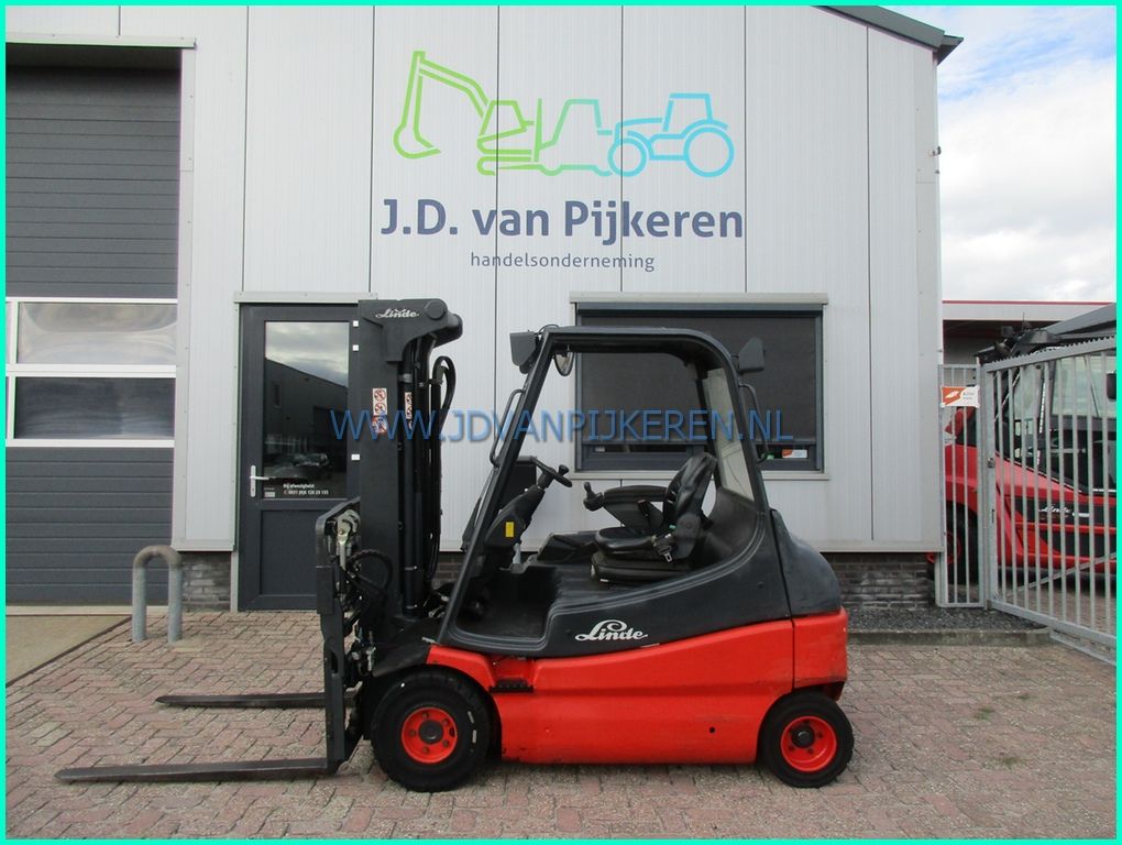 Linde E25S-03 triplex+shift+vorkversteller+accu99%+hydrauliek