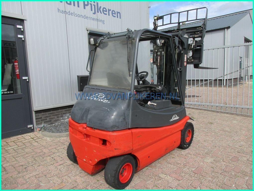 Linde E25S-03 triplex+shift+vorkversteller+accu99%+hydrauliek