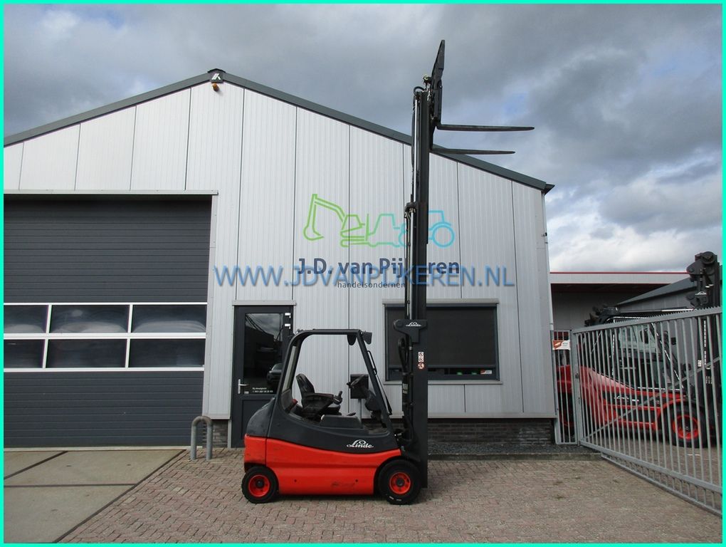 Linde E25S-03 triplex+shift+vorkversteller+accu99%+hydrauliek