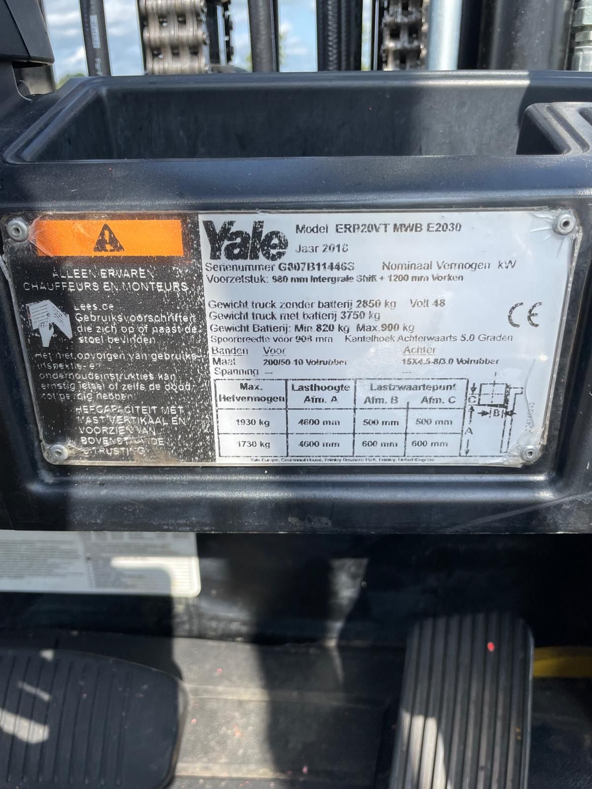 Yale ERTV20RP