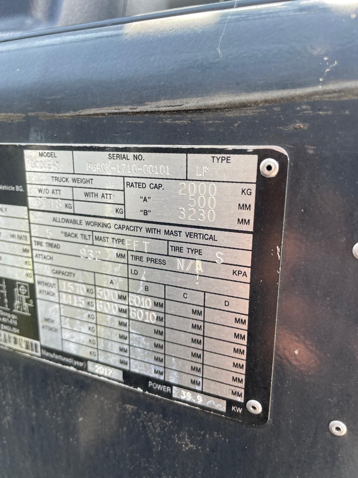 Doosan BC20E