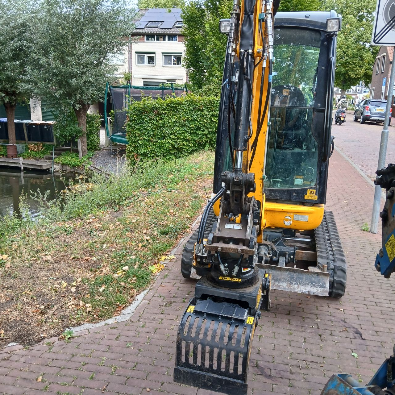 Jcb 8020 en IHI 19VXT Minigraver met of zonder Grijper.