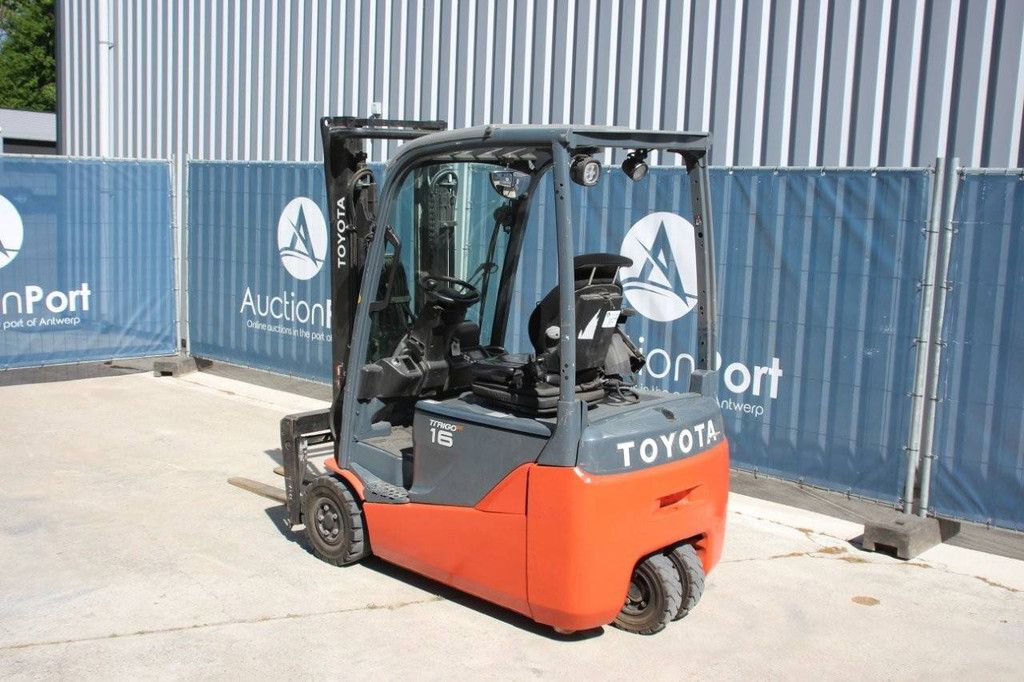 Toyota 8FBE16T Electric Forklift 1600kg 3.3m 2018