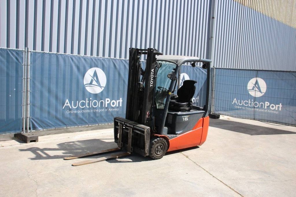 Toyota 8FBE16T Electric Forklift 1600kg 3.3m 2018