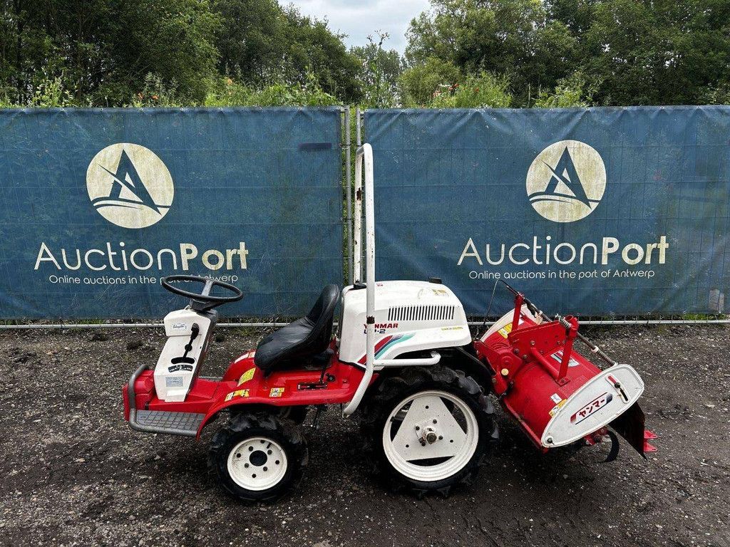 Minitractor Yanmar UP2 Benzine 10pk met Grondfrees