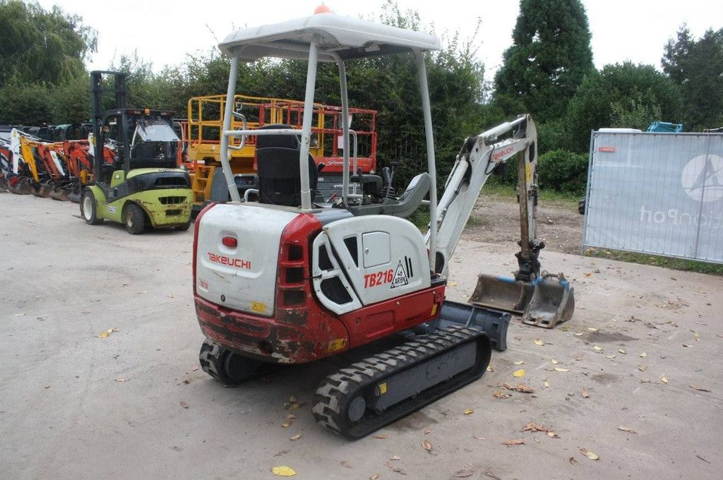 Mini excavator Takeuchi TB216 Diesel 11.5kW 2017