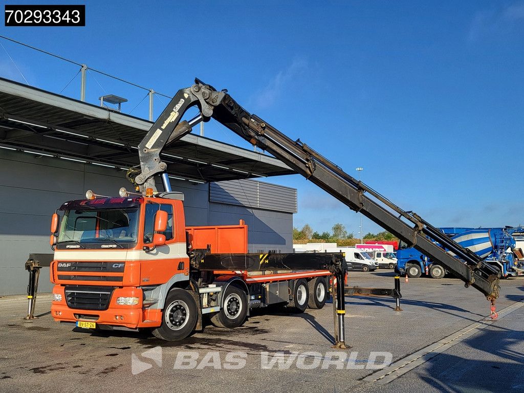 DAF CF85.460 8X4 NL-Truck Palfinger PK85002 7x Crane Ramps Euro 5