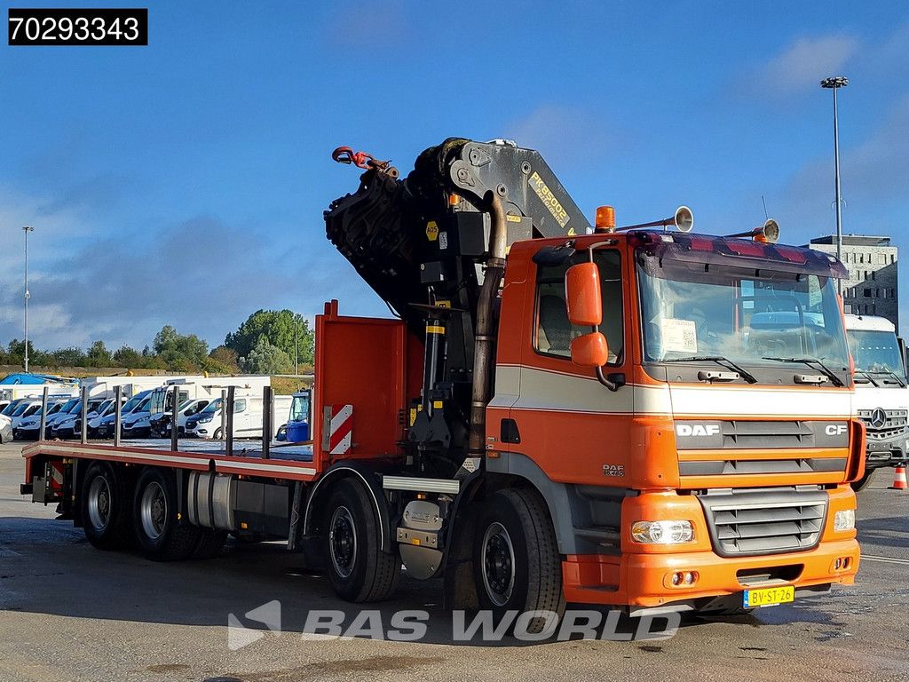 DAF CF85.460 8X4 NL-Truck Palfinger PK85002 7x Crane Ramps Euro 5