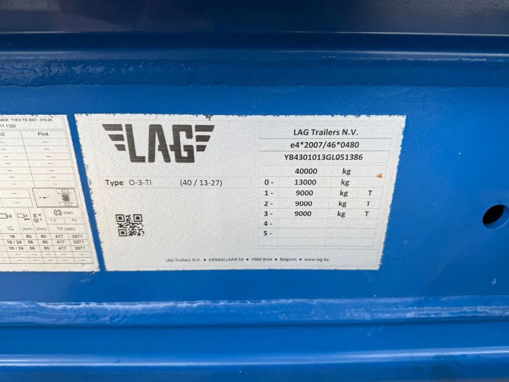 LAG 0-3-TI 60.000 Kippsilo Only food use! Liftas APK/TUV 05/2025