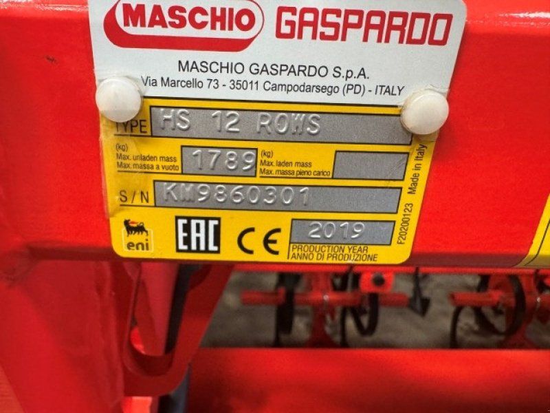 Gaspardo 12 RÆKKET MAJSRENSER