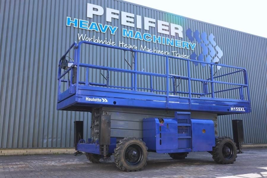 Haulotte H15SXL Diesel, 4x4 Drive, 15m Working Height, 500k