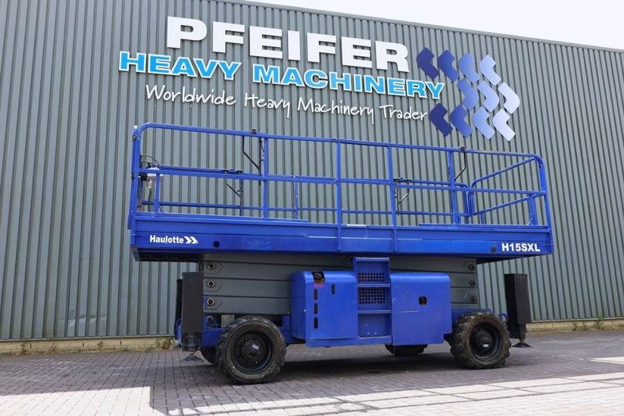 Haulotte H15SXL Diesel, 4x4 Drive, 15m Working Height, 500k