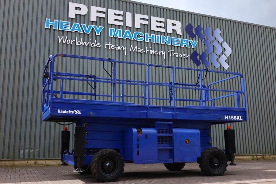 Haulotte H15SXL Diesel, 4x4 Drive, 15m Working Height, 500k