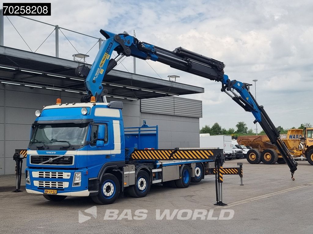 Volvo FM 440 8X2 Palfinger PK74002 Crane Kran + JIB + Winch Lift-Lenkachse Euro 5