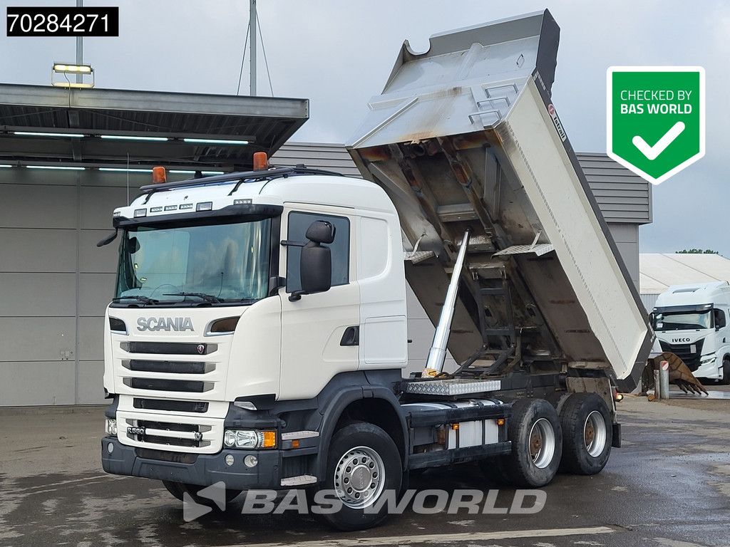 Scania R560 6X4 11 m3 tipper Full steel Retarder Big-Axle Navi Euro 5