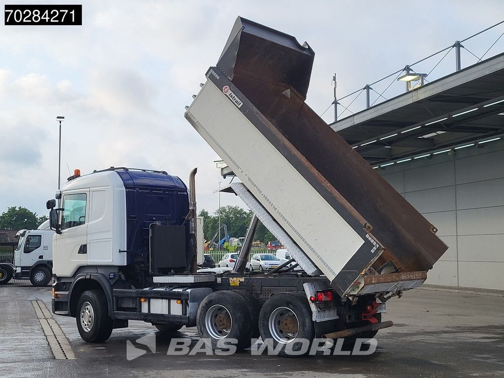Scania R560 6X4 11 m3 tipper Full steel Retarder Big-Axle Navi Euro 5