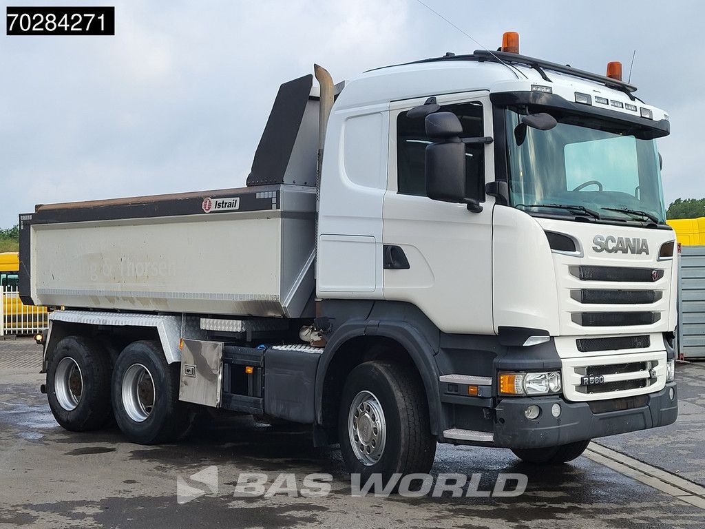 Scania R560 6X4 11 m3 tipper Full steel Retarder Big-Axle Navi Euro 5