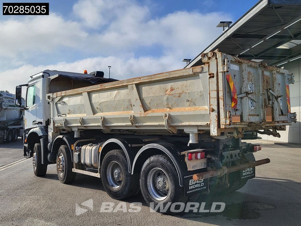 Mercedes Arocs 3240 8X4 12m3 2-side Tipper Steel Suspension Automatic Big-Axle Euro 6