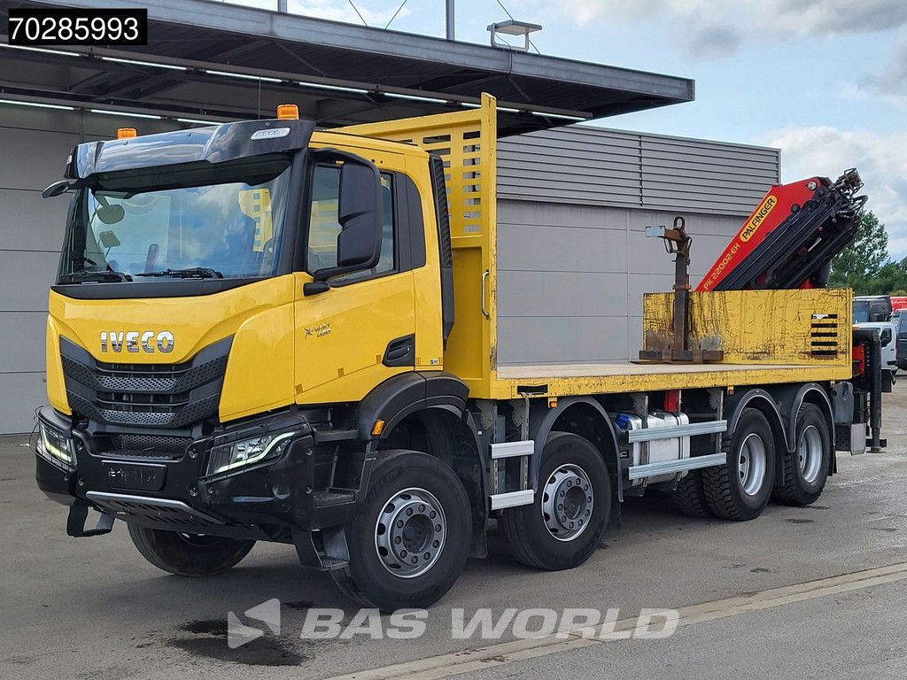 Iveco X-Way 480 8X4 Palfinger PK22002 EH Kran Crane Rotator Retarder Euro 6