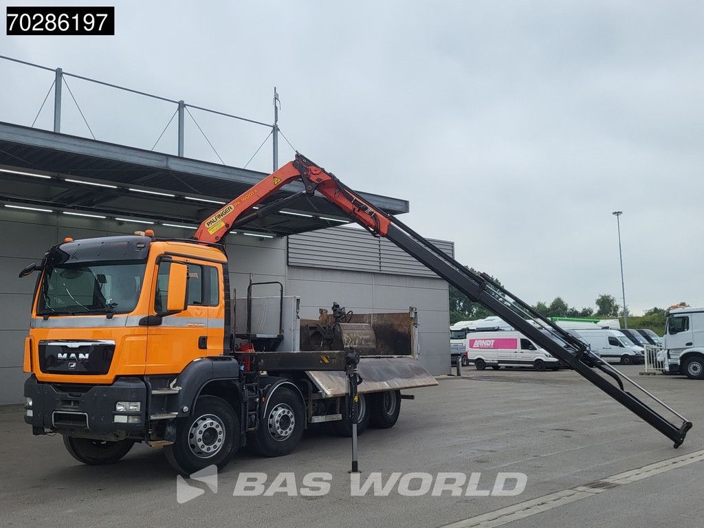 MAN TGS 35.400 8X4 Palfinger PK16001 K Kran Crane Retarder Big-Axle 2-Way tipper Euro 6