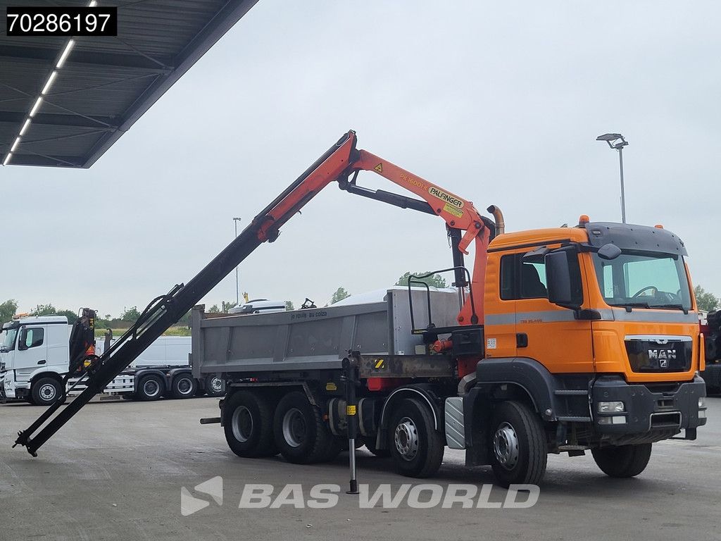 MAN TGS 35.400 8X4 Palfinger PK16001 K Kran Crane Retarder Big-Axle 2-Way tipper Euro 6