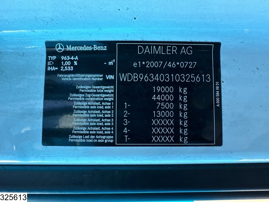 Mercedes Actros 1845 EURO 6, Retarder, Standairco