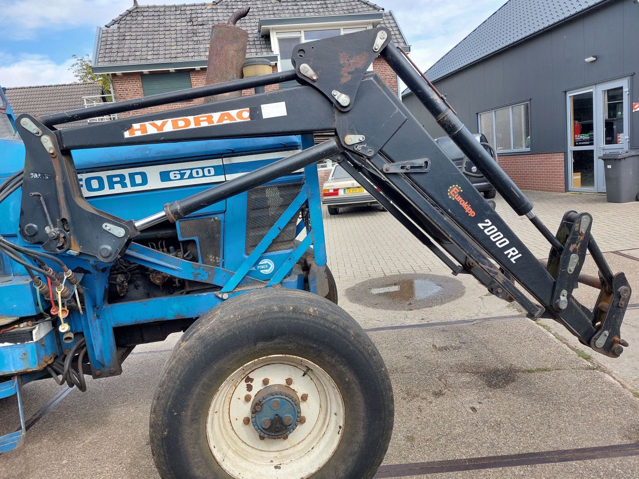 Ford 6700 met voorlader