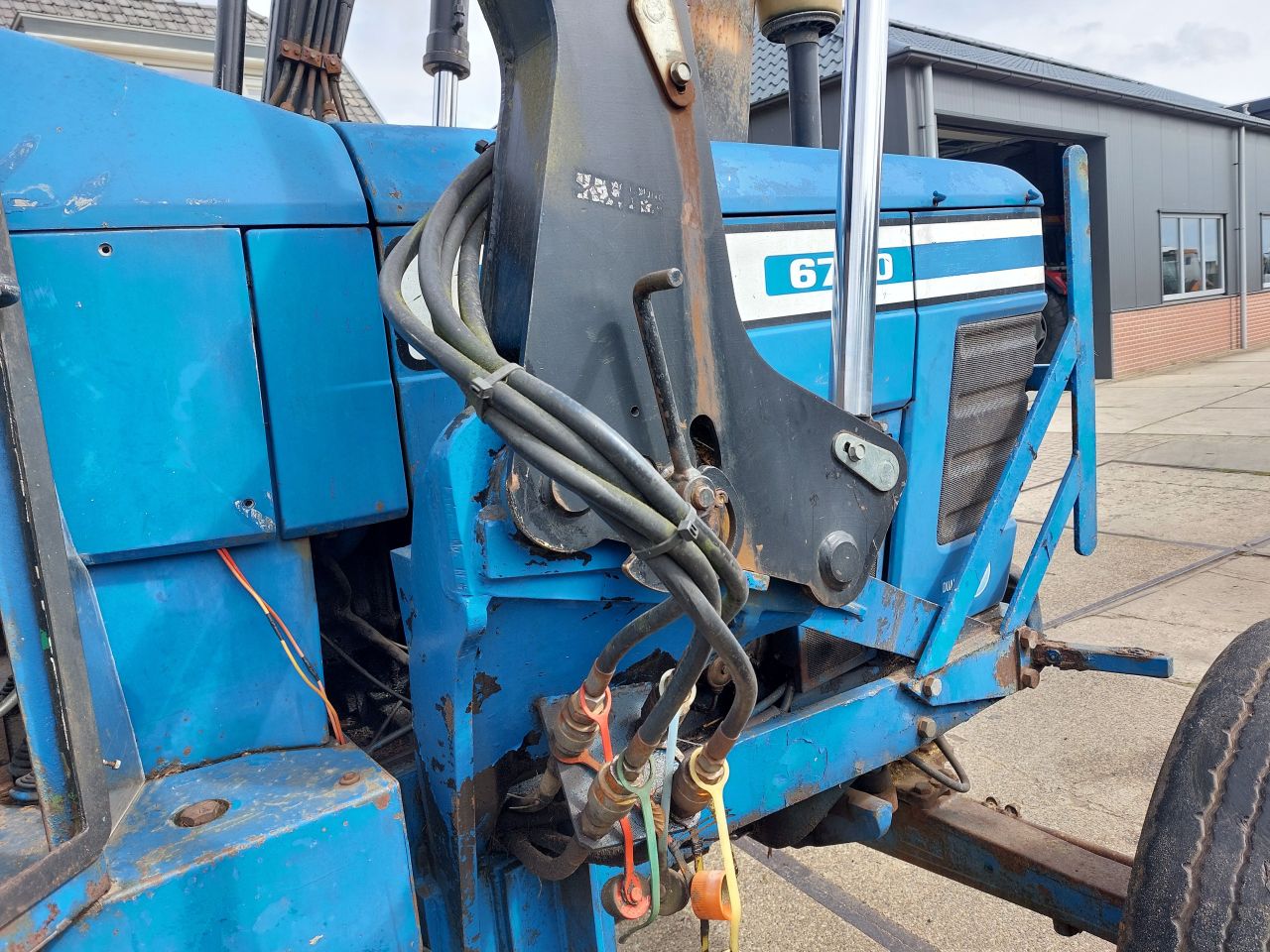 Ford 6700 met voorlader