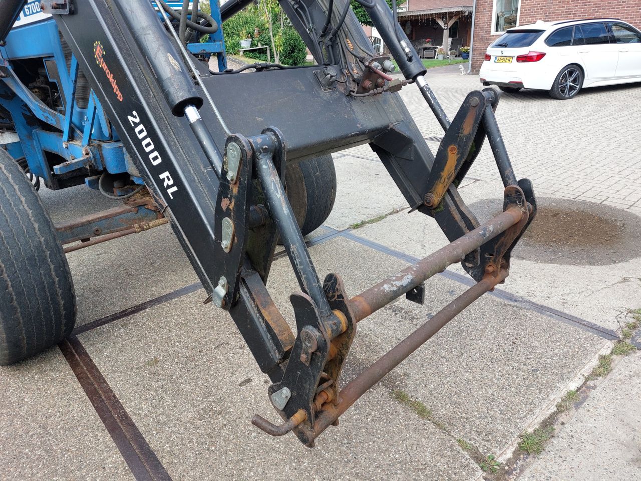 Ford 6700 met voorlader