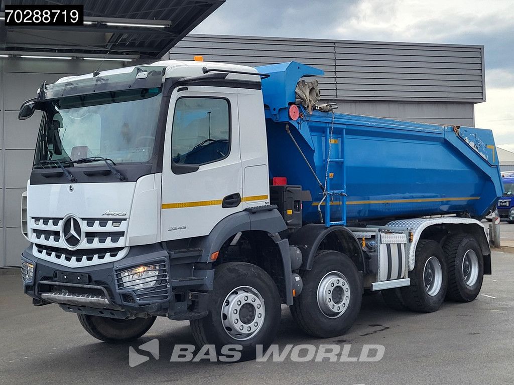 Mercedes Arocs 3243 8X4 Retarder 18m3 Marrel Steelsuspension Automatic MirrorCam Navi Euro 6