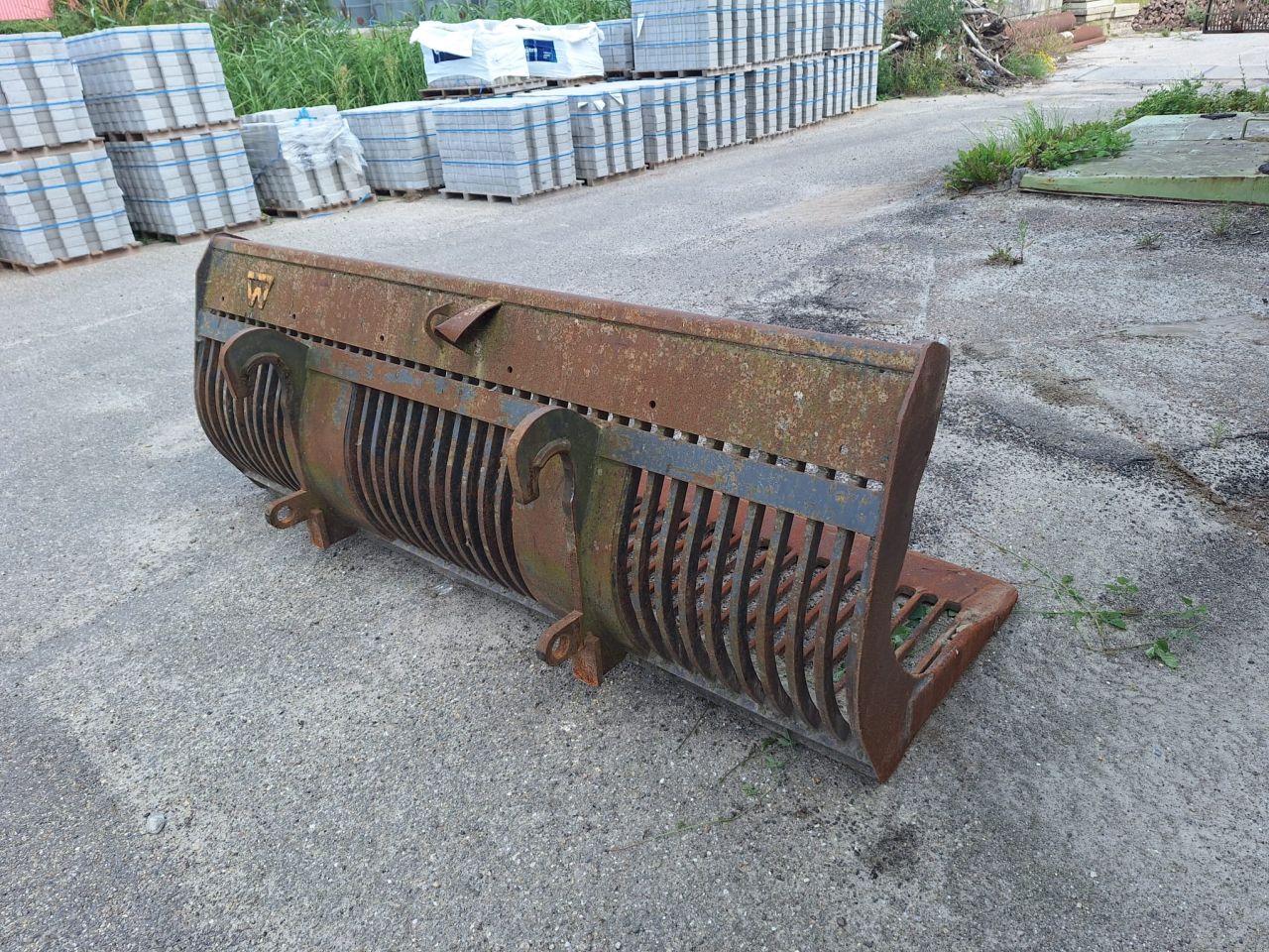 Puinbak werklust 256 cm breed
