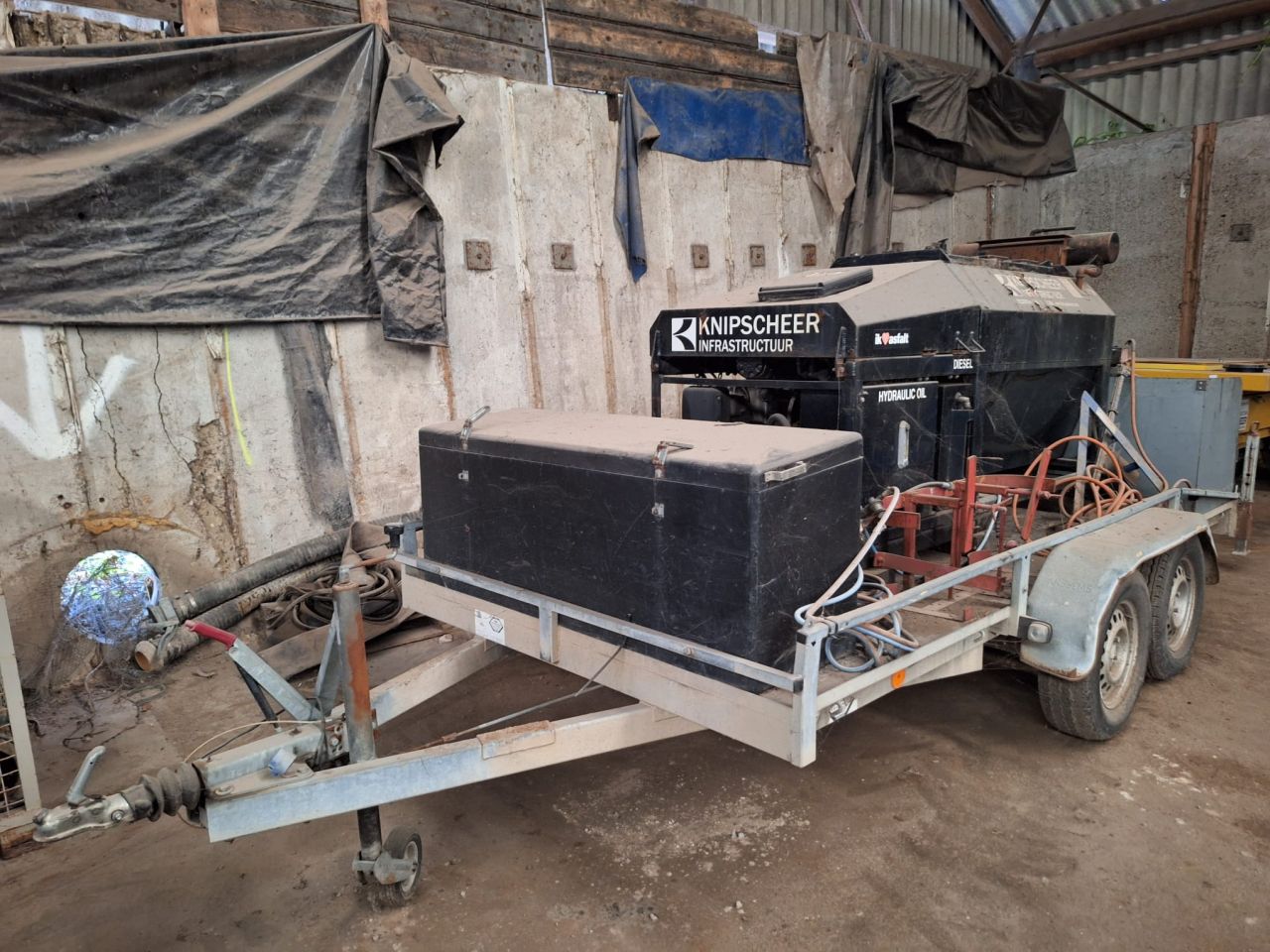 Mobiele asfalt mixer
