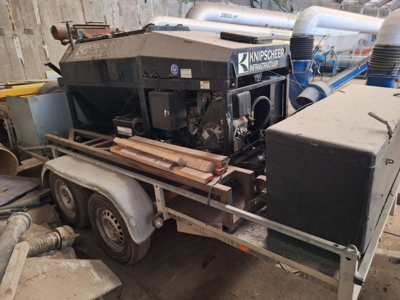 Mobiele asfalt mixer