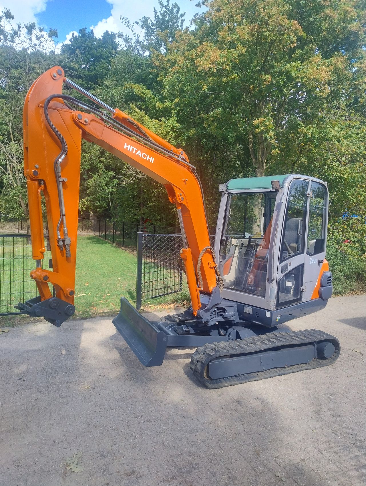 Hitachi zx30 2007 sloop sorteer functie