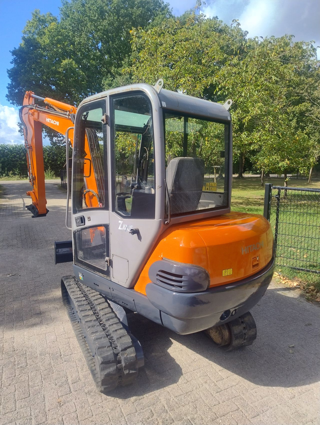 Hitachi zx30 2007 sloop sorteer functie