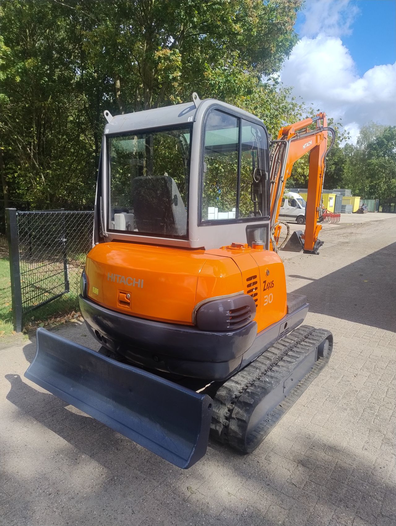 Hitachi zx30 2007 sloop sorteer functie