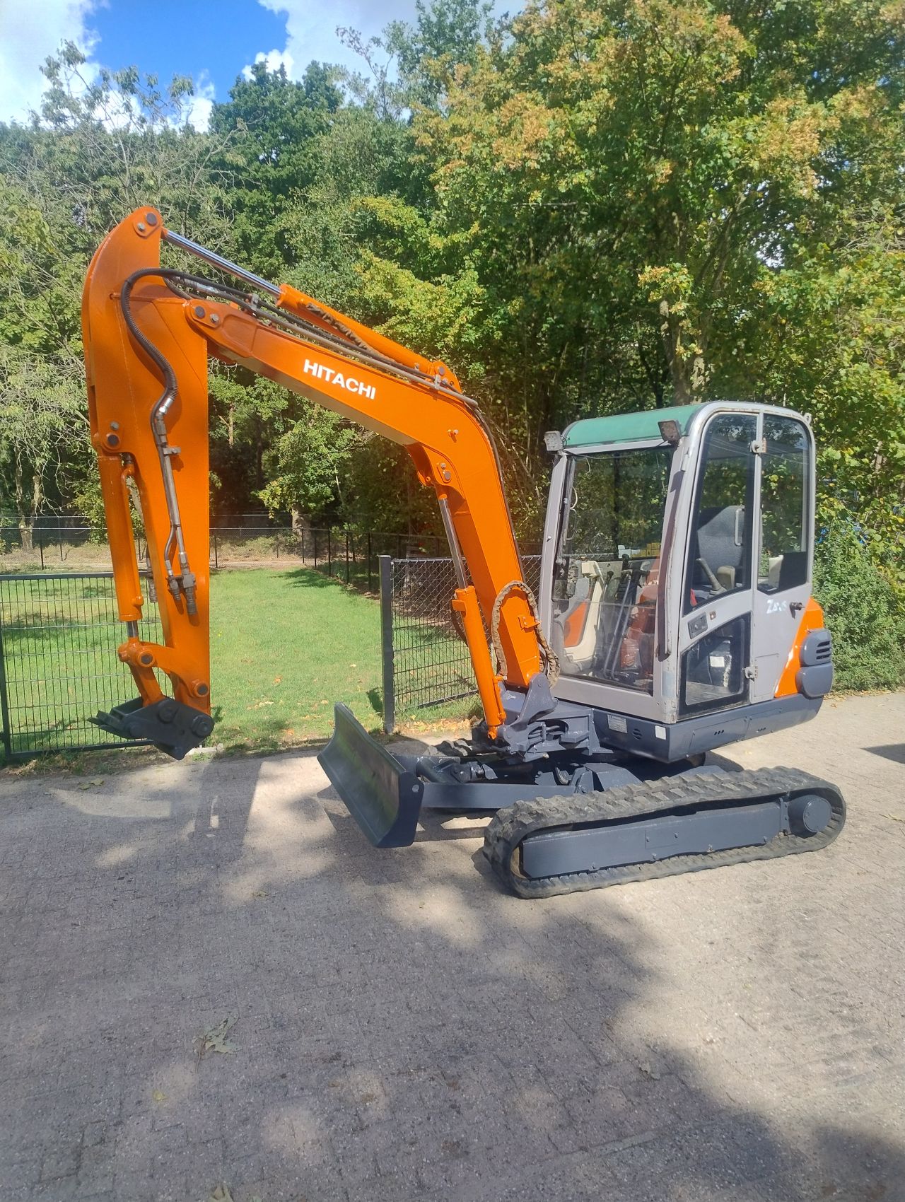 Hitachi zx30 2007 sloop sorteer functie