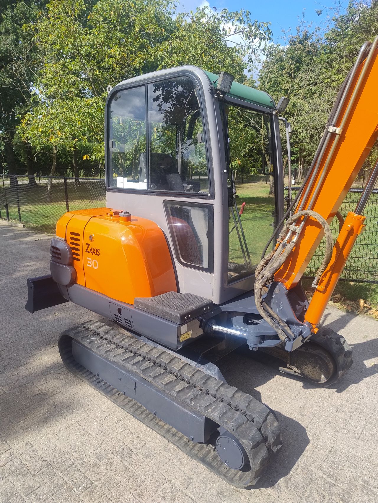 Hitachi zx30 2007 sloop sorteer functie