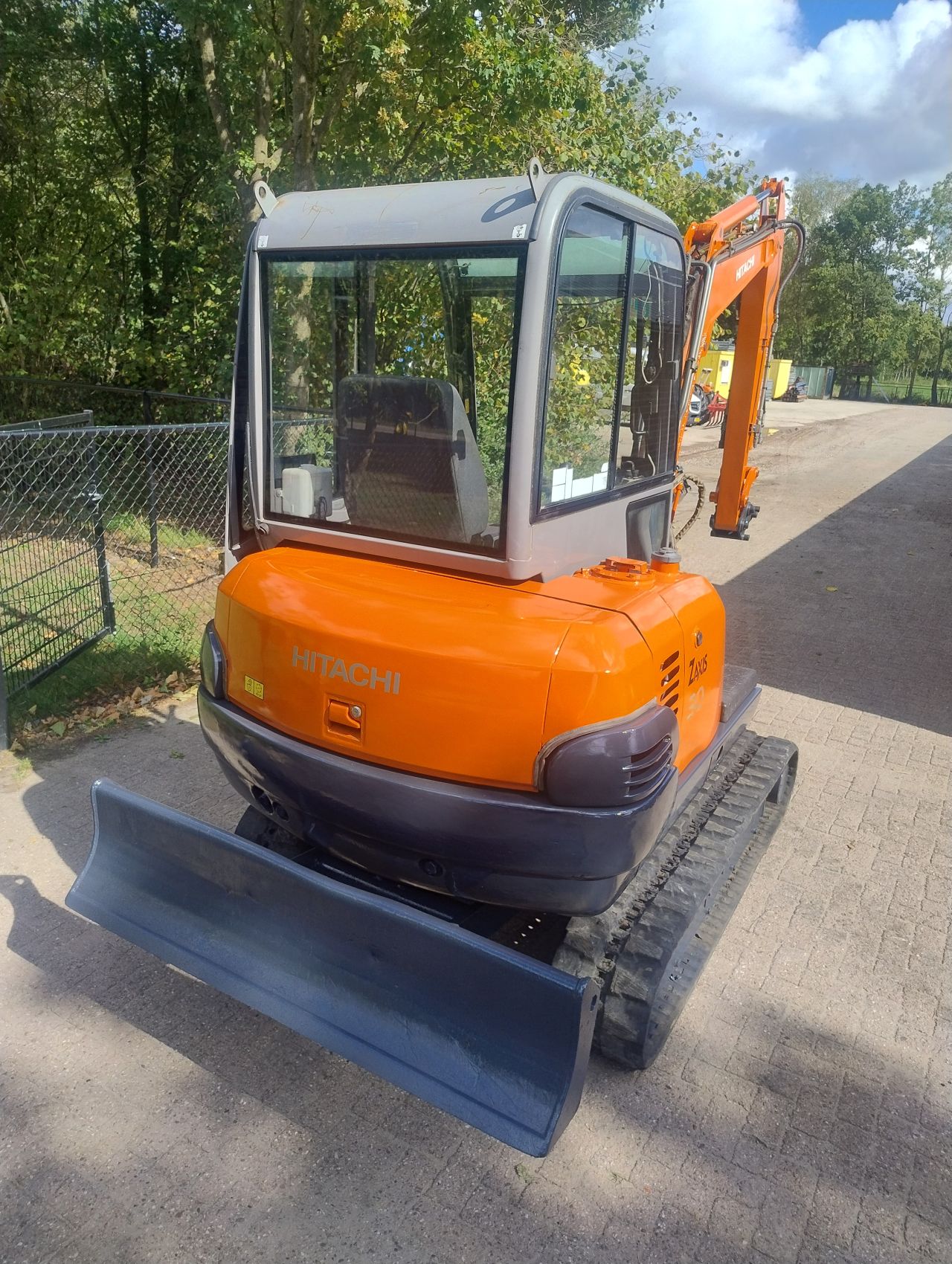 Hitachi zx30 2007 sloop sorteer functie