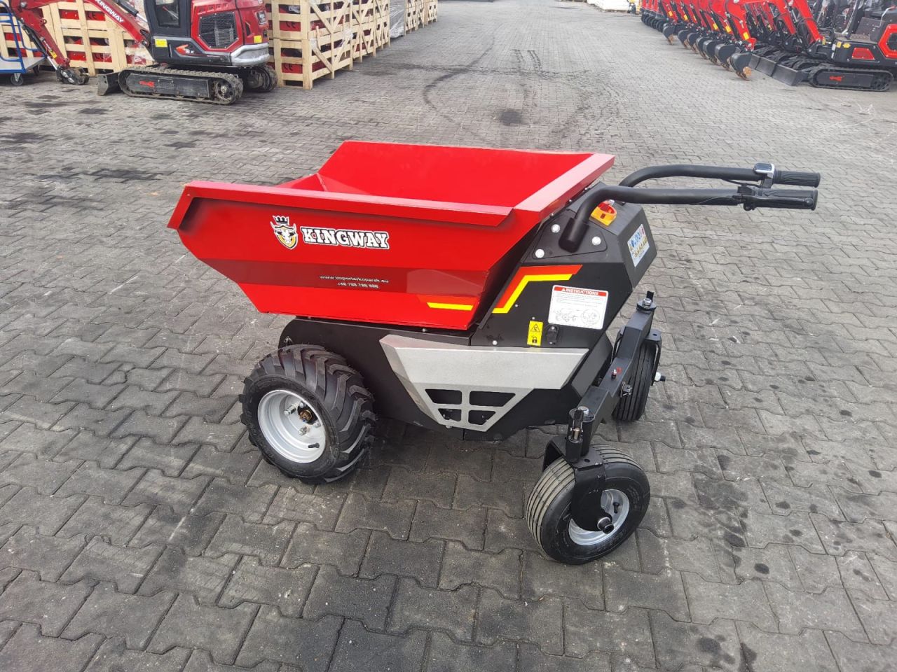 Elektrische kruiwagen dumper Kingway NIEUW 500 KG