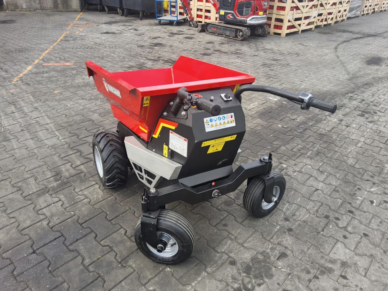 Elektrische kruiwagen dumper Kingway NIEUW 500 KG