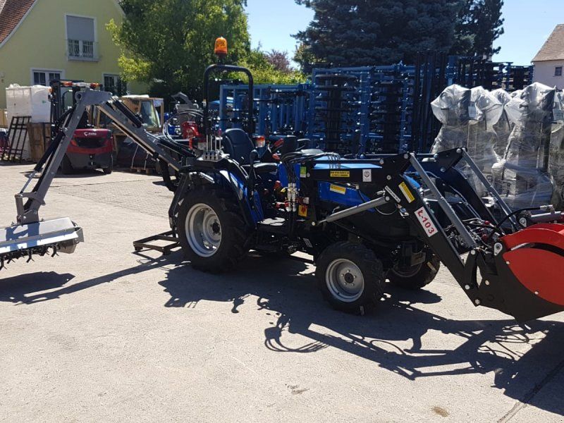 Solis 26 + Jansen HMS-100(180) Mulcher / Heckenschere + Frontlader + G