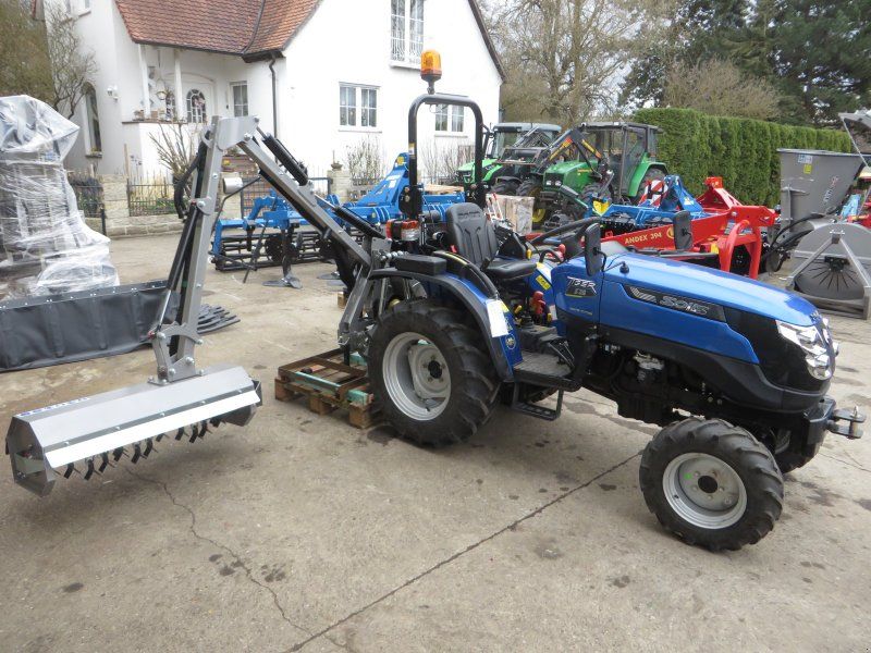 Solis 26 + Jansen HMS-100(180) Mulcher & Heckenschere + Straßenzulassu