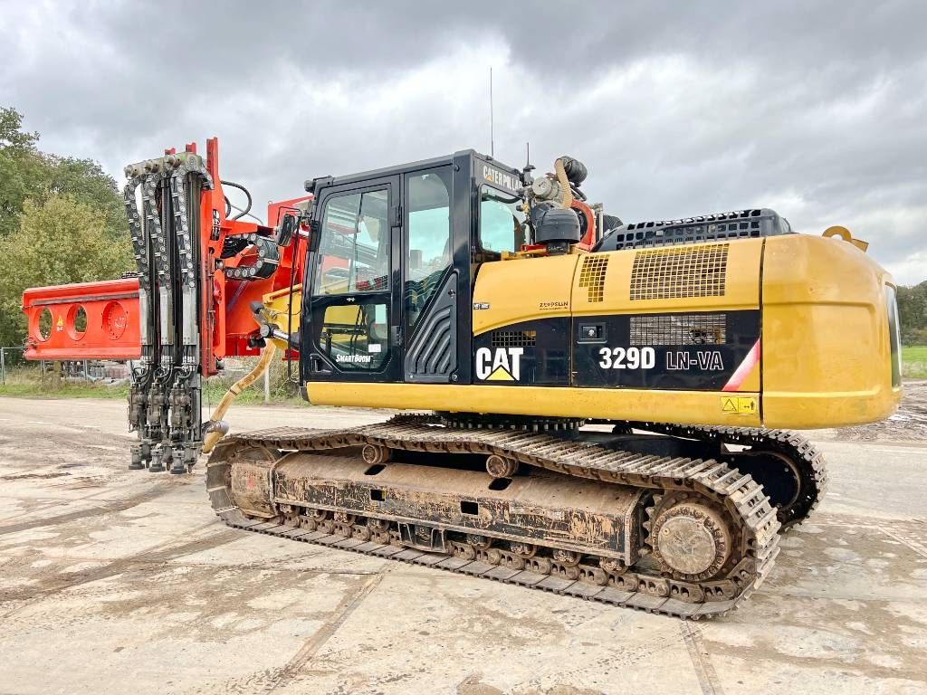CAT 329D + Wimmer Jura Luna 3.100 Surface Drill Rig