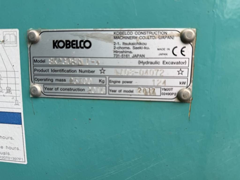 Kobelco SK230SRLC -5 rupskraan