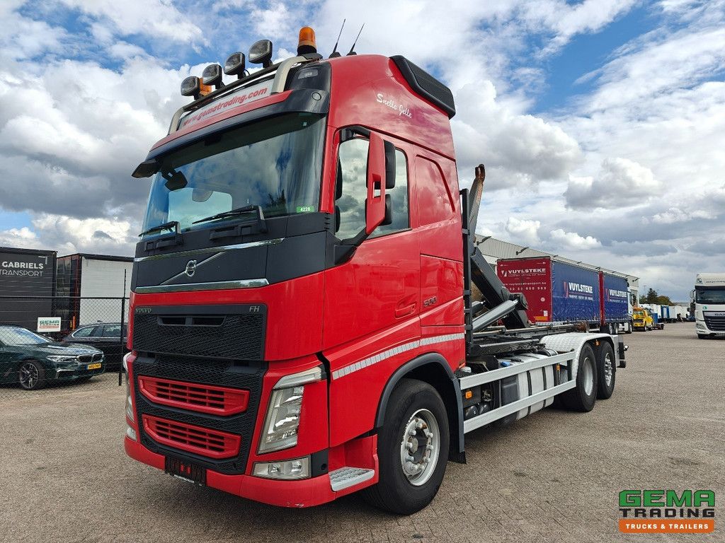 Volvo FH500 6x2 Globetrotter XL Euro6 - AJK Hakenliftsystem 25T - Fangmaul - LiftAs - 05/2026 TÜV