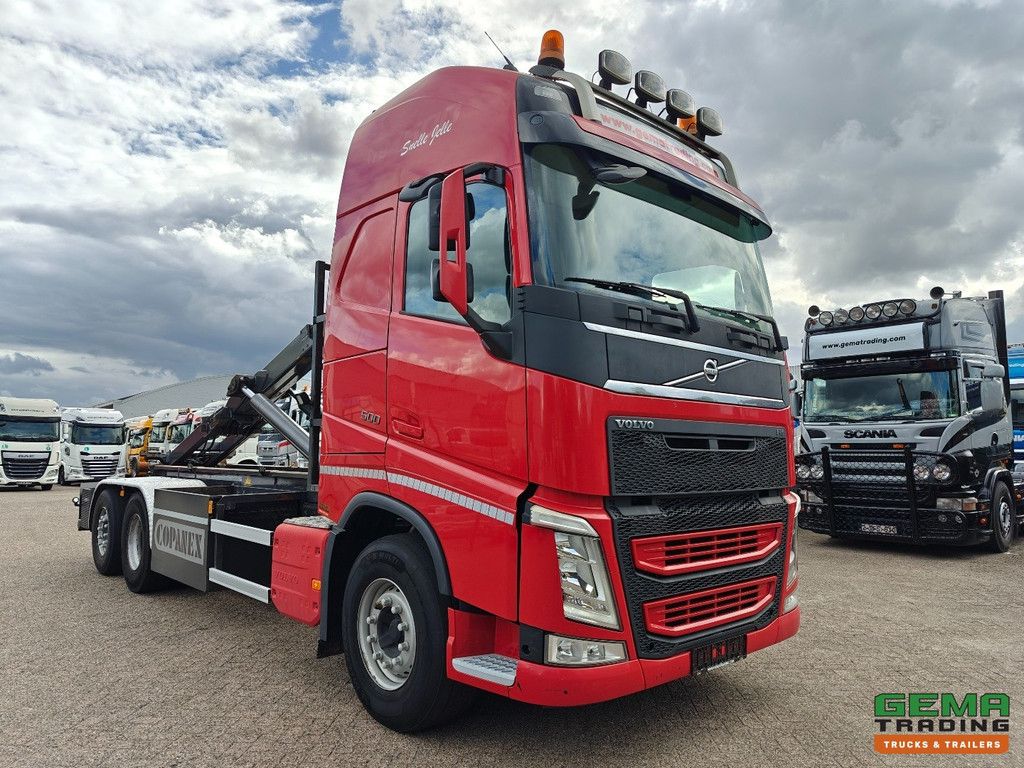 Volvo FH500 6x2 Globetrotter XL Euro6 - AJK Hakenliftsystem 25T - Fangmaul - LiftAs - 05/2026 TÜV