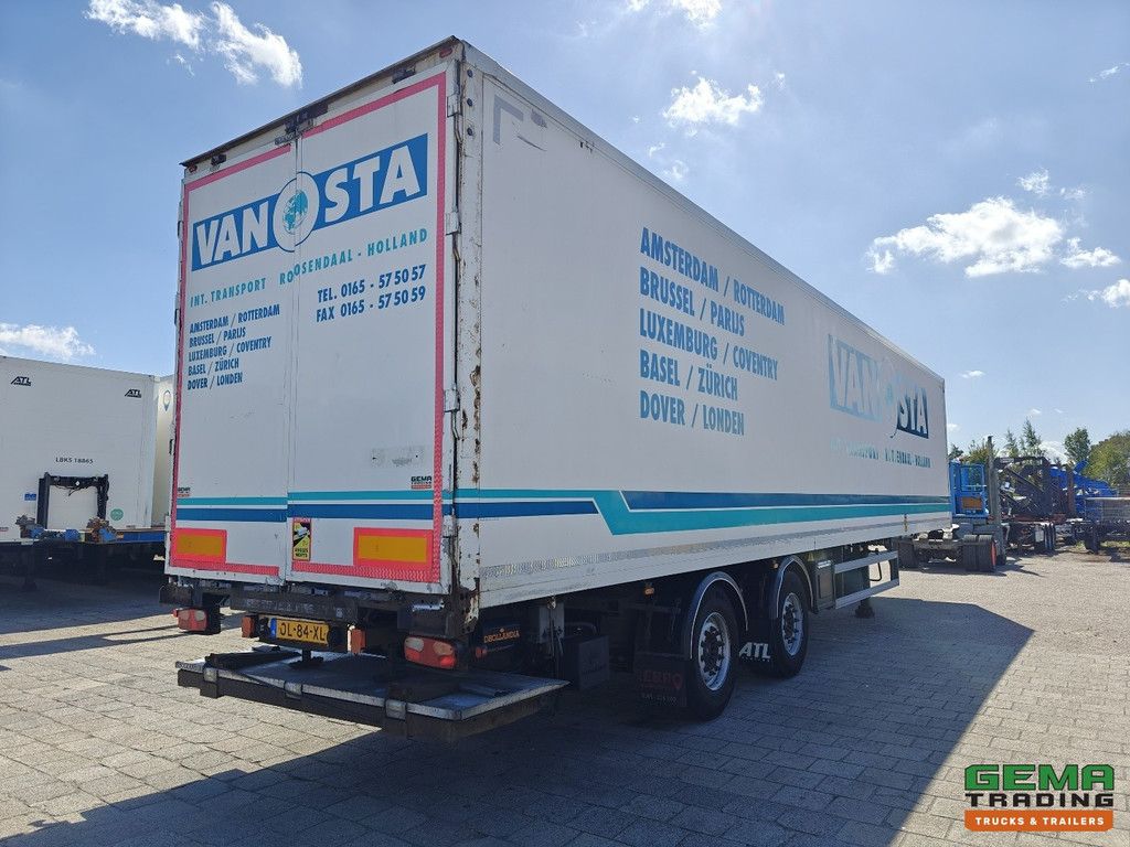 System Trailers GS PRS 18 2-Assen SAF - LiftAs en StuurAs - Schijfremmen - Gesloten Opbouw - Laadklep 2000KG